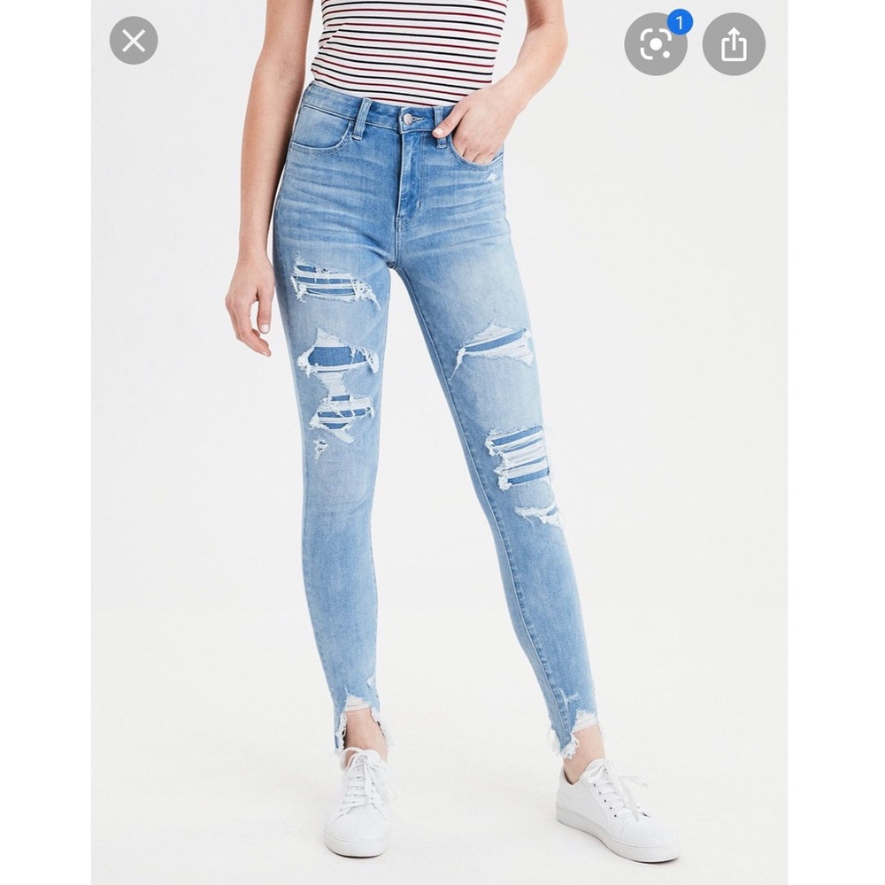 AE NWOT 360 Next Level Super High Rise Jegging